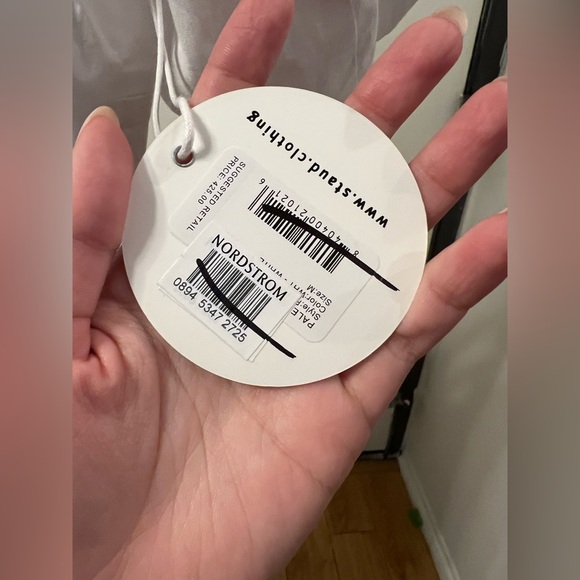 STAUD Palermo Off the Shoulder Stretch Poplin Dress - Picture 10 of 13